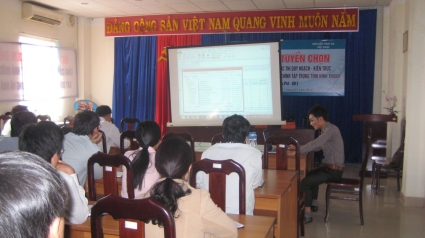 Tiếp tục chuyển giao phần mềm cho Sở Xây dựng Ninh Thuận