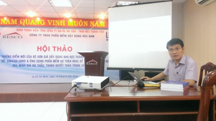 Hội thảo lần 2 tại Tổng Công ty Địa ốc Sài Gòn (RESCO)