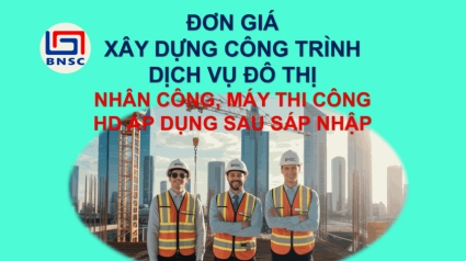 Tổng hợp Đơn giá XDCT và DVCI; Đơn giá Nhân công, Giá ca máy; Hướng dẫn các tỉnh thành