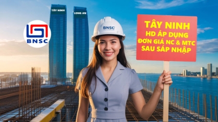 SXD Tây Ninh: Hướng dẫn 833/SXD-QLHĐXD áp dụng đơn giá NC, MTC sau sáp nhập